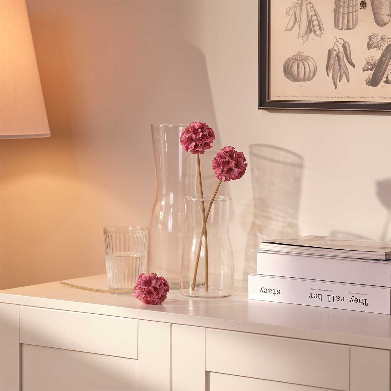 گل مصنوعی اسکابیوزا استلاتا ایکیا مدل IKEA SMYCKA